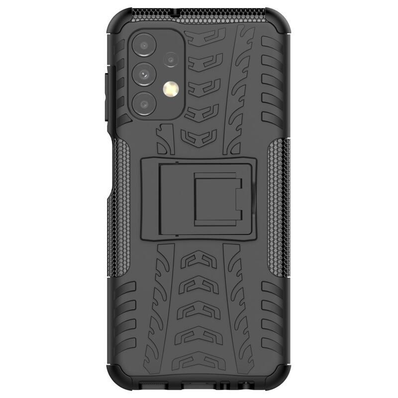 Kick tartós hibrid borítás Samsung Galaxy A13 4G készülékhez - fekete
