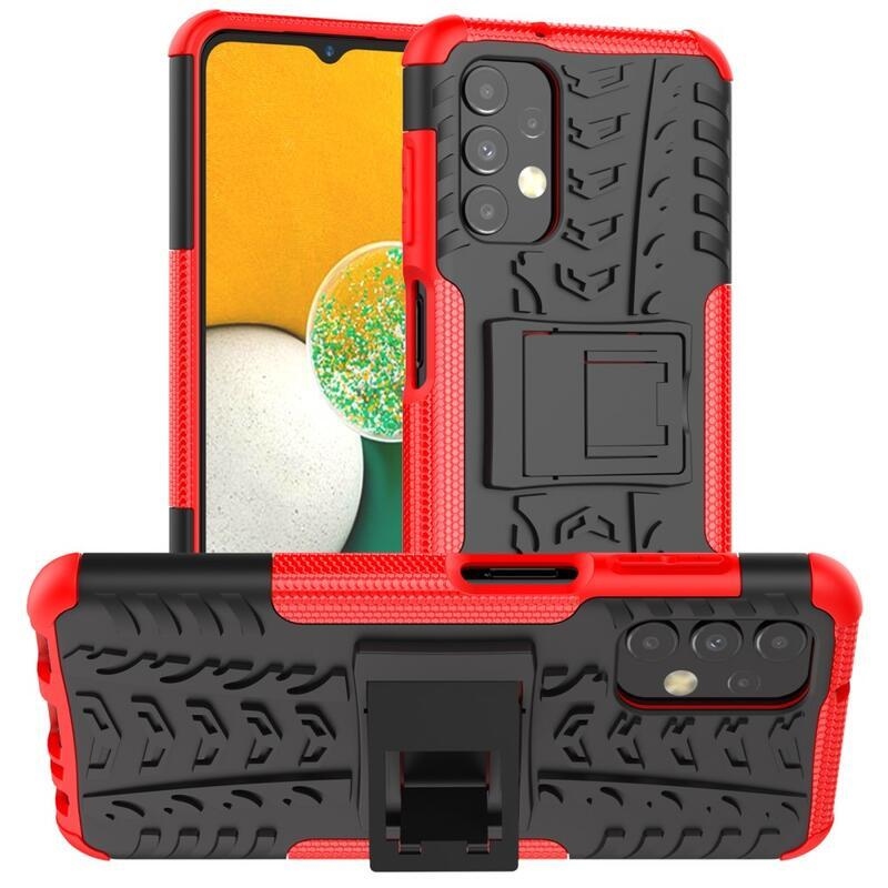 Kick tartós hibrid borítás Samsung Galaxy A13 4G készülékhez - piros