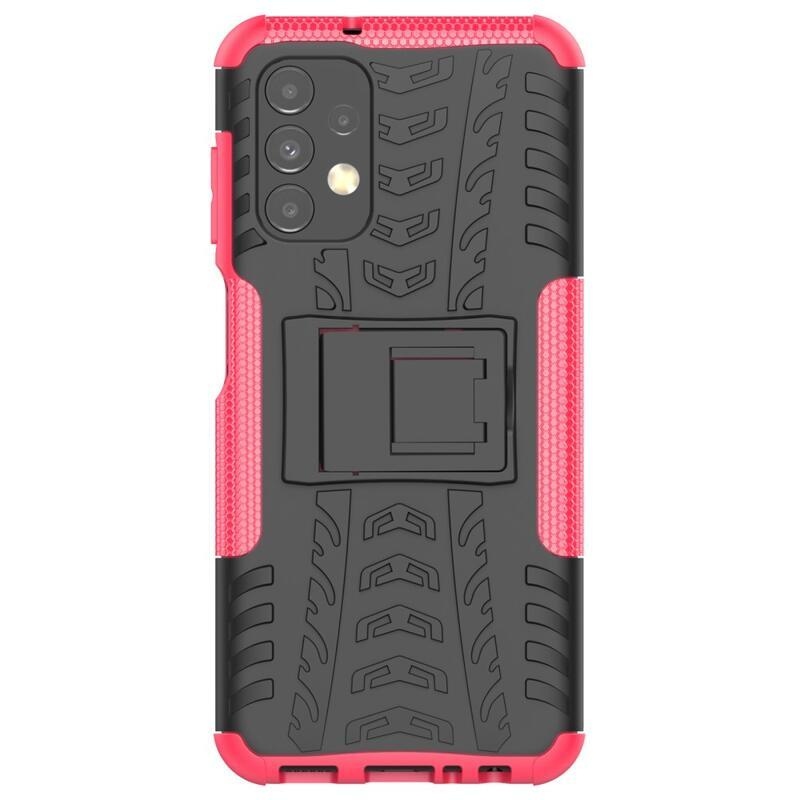 Kick tartós hibrid borítás Samsung Galaxy A13 4G készülékhez - rózsaszínű