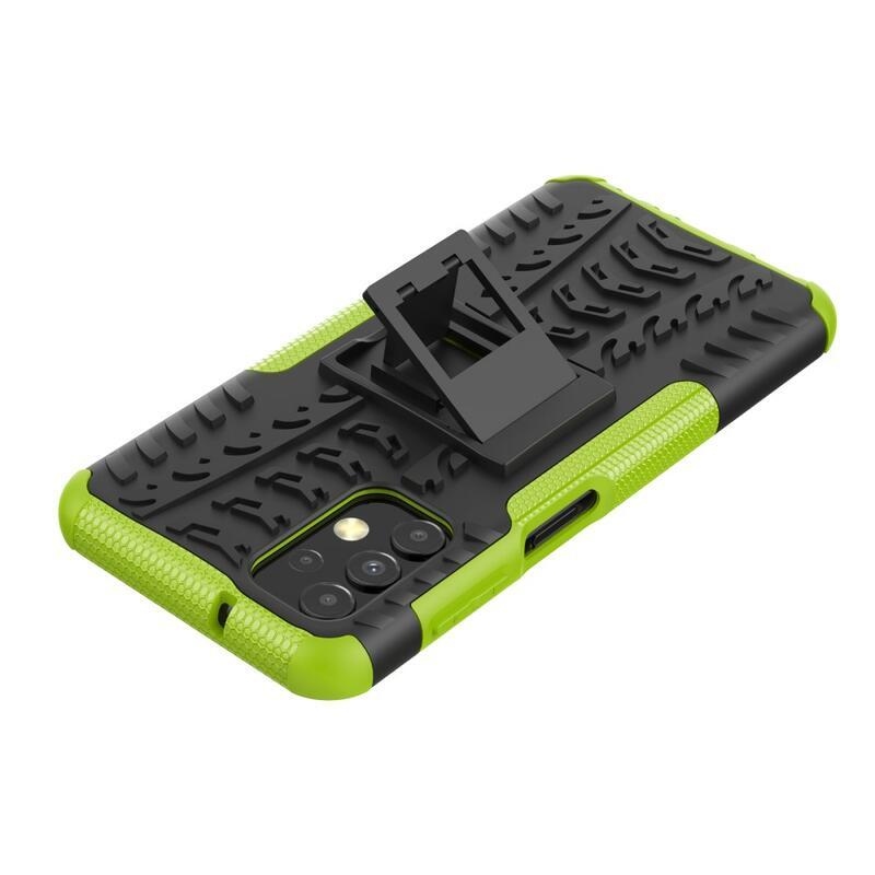 Kick tartós hibrid borítás Samsung Galaxy A13 4G készülékhez - zöld