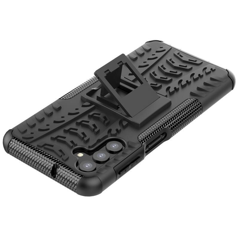 Kick tartós hibrid borítás Samsung Galaxy A13 5G/Galaxy A04s (164,7 x 76,7 x 9,1 mm) - fekete