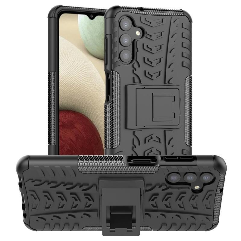 Kick tartós hibrid borítás Samsung Galaxy A13 5G/Galaxy A04s (164,7 x 76,7 x 9,1 mm) - fekete