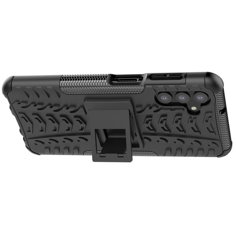 Kick tartós hibrid borítás Samsung Galaxy A13 5G/Galaxy A04s (164,7 x 76,7 x 9,1 mm) - fekete