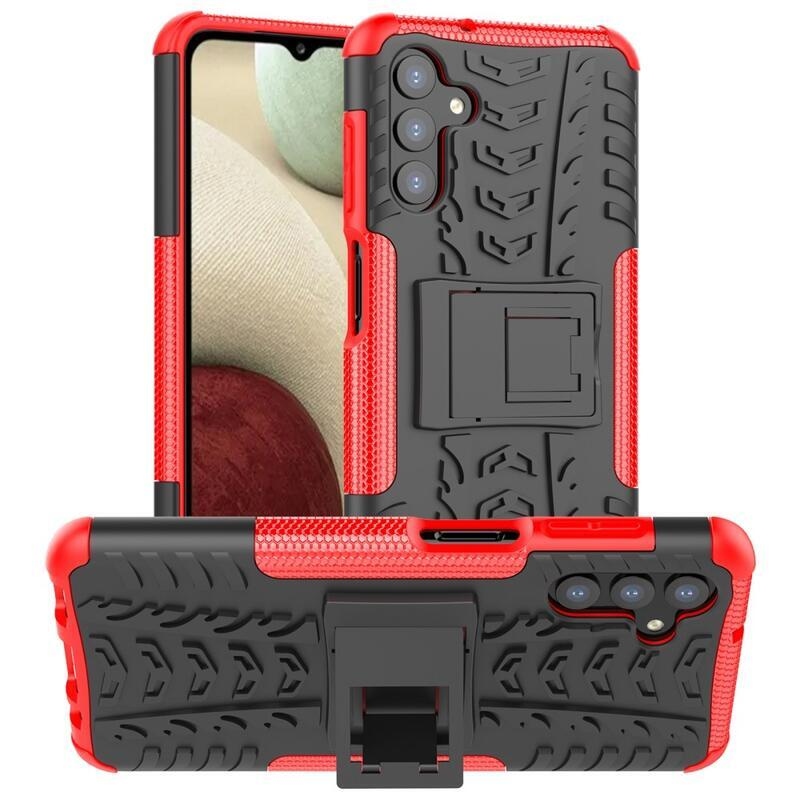 Rúgásálló hibrid borítás Samsung Galaxy A13 5G/Galaxy A04s (164,7 x 76,7 x 9,1 mm) - piros