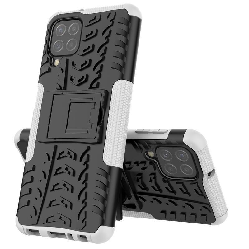 Kick tartós hibrid borítás Samsung Galaxy A22 4G készülékhez - fehér