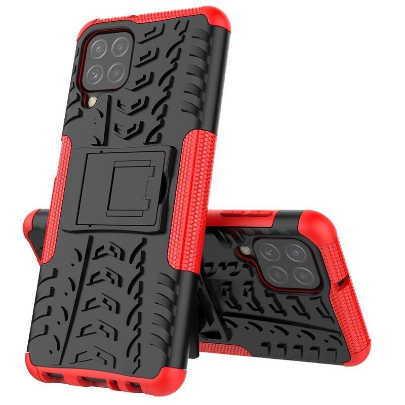 Kick tartós hibrid borítás Samsung Galaxy A22 4G készülékhez - piros