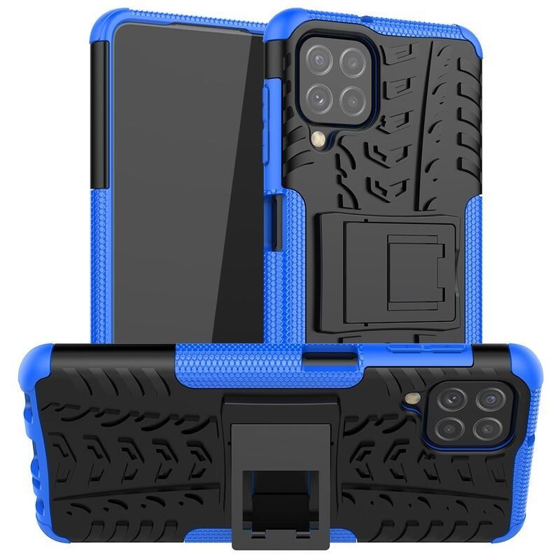 Kick tartós hibrid borítás Samsung Galaxy A22 4G készülékhez - kék