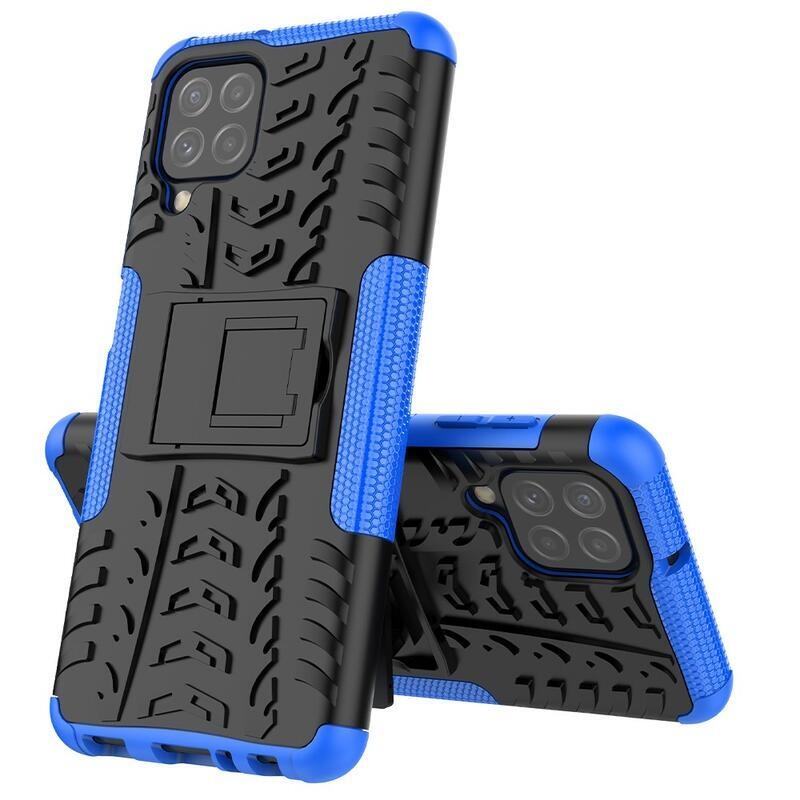 Kick tartós hibrid borítás Samsung Galaxy A22 4G készülékhez - kék