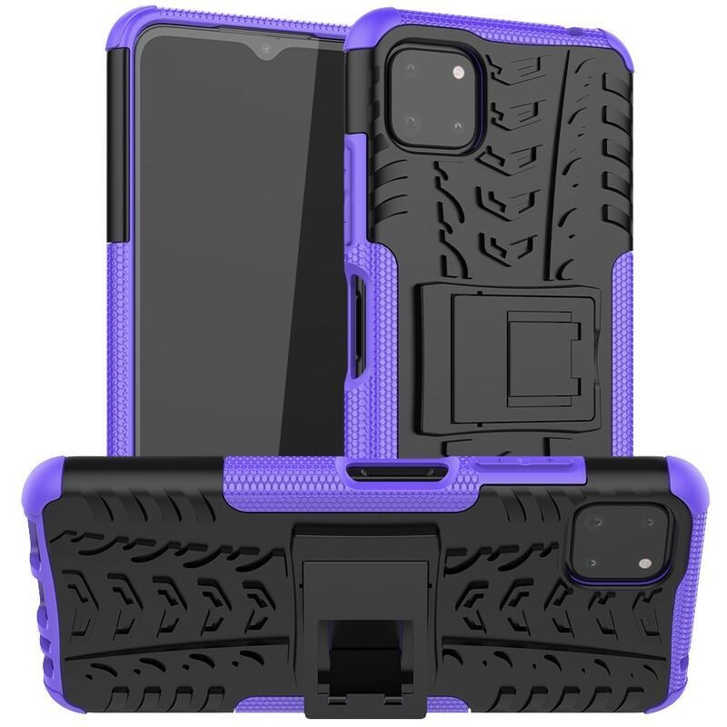 Kick tartós hibrid borítás Samsung Galaxy A22 5G készülékhez - lila