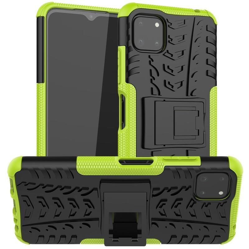 Kick tartós hibrid borítás Samsung Galaxy A22 5G készülékhez - zöld