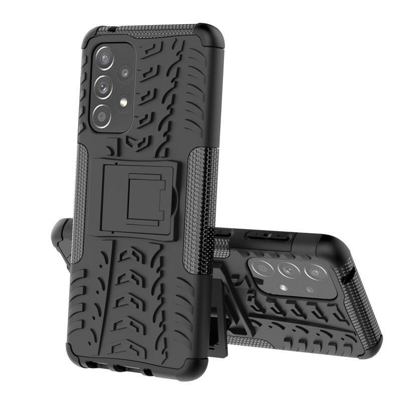 Kick tartós hibrid borítás Samsung Galaxy A33 5G készülékhez - fekete