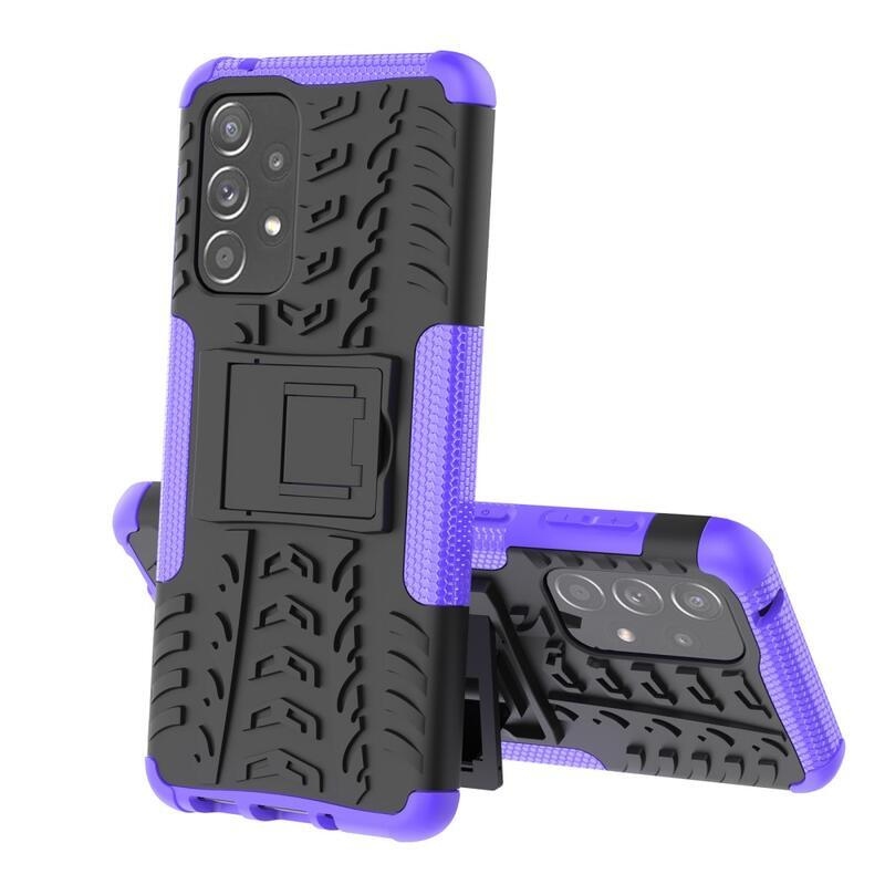 Kick tartós hibrid borítás Samsung Galaxy A33 5G készülékhez - lila