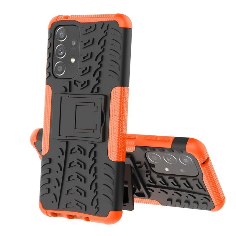Kick tartós hibrid borítás Samsung Galaxy A33 5G készülékhez - narancssárga