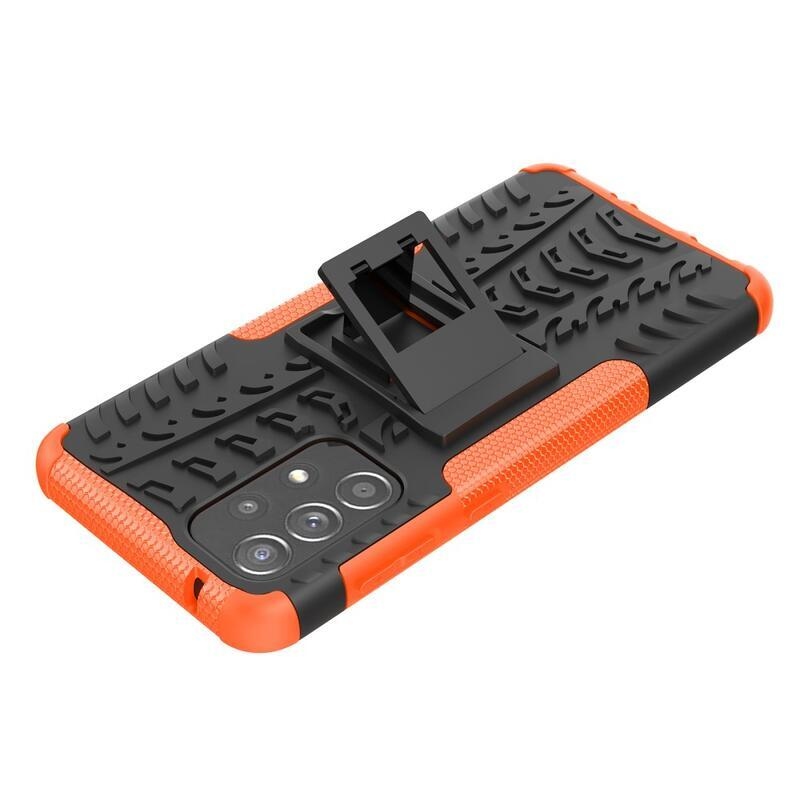 Kick tartós hibrid borítás Samsung Galaxy A33 5G készülékhez - narancssárga