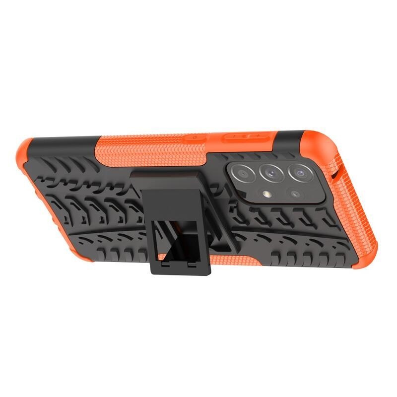 Kick tartós hibrid borítás Samsung Galaxy A33 5G készülékhez - narancssárga
