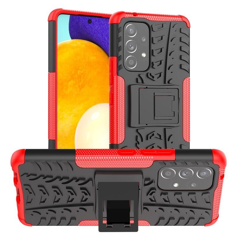 Kick tartós hibrid borítás Samsung Galaxy A53 5G készülékhez - piros