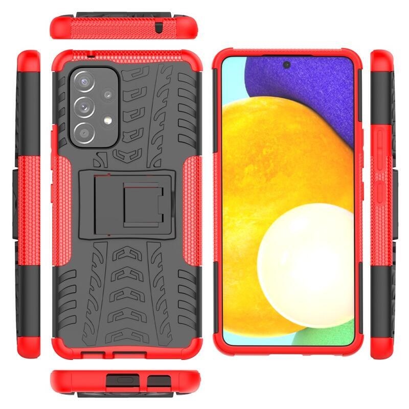Kick tartós hibrid borítás Samsung Galaxy A53 5G készülékhez - piros