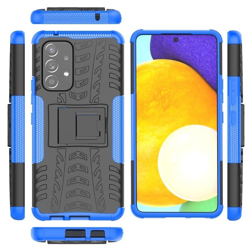Kick tartós hibrid borítás Samsung Galaxy A53 5G készülékhez - kék