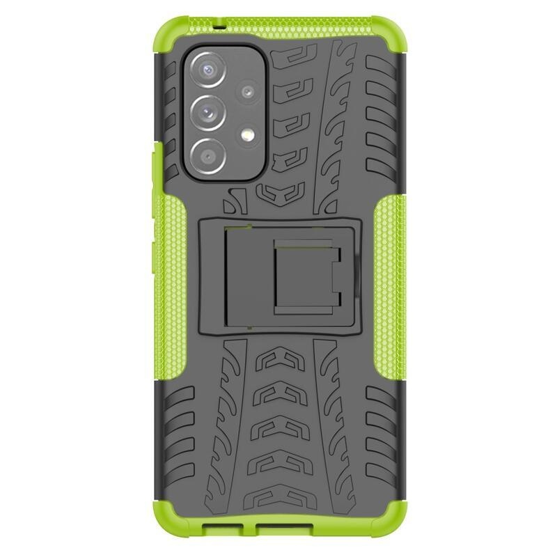 Kick tartós hibrid borítás Samsung Galaxy A53 5G készülékhez - zöld