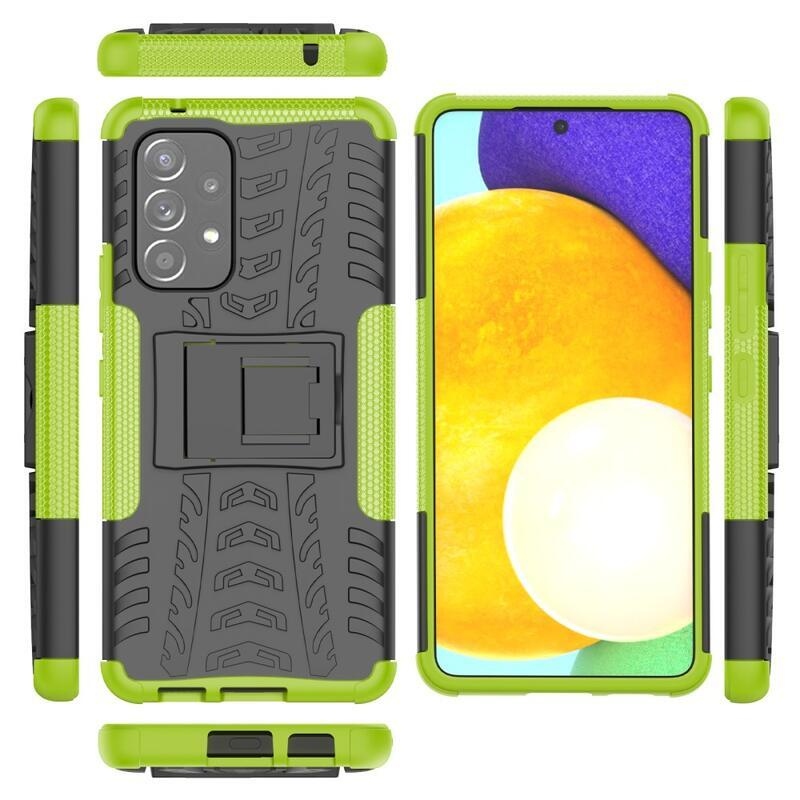 Kick tartós hibrid borítás Samsung Galaxy A53 5G készülékhez - zöld