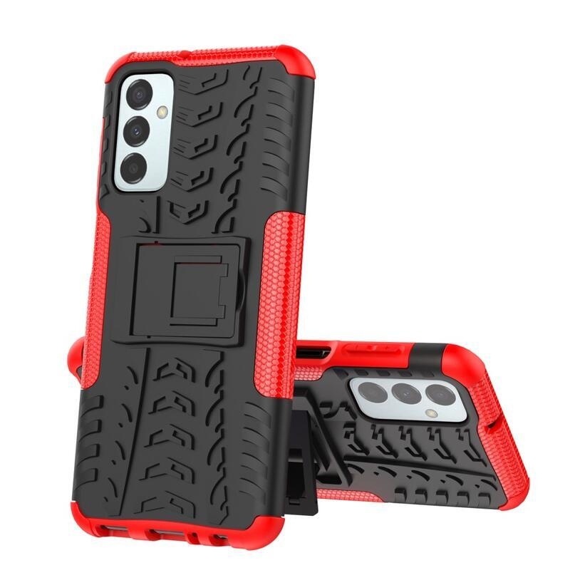 Kick tartós hibrid borítás Samsung Galaxy M23 5G készülékhez - piros