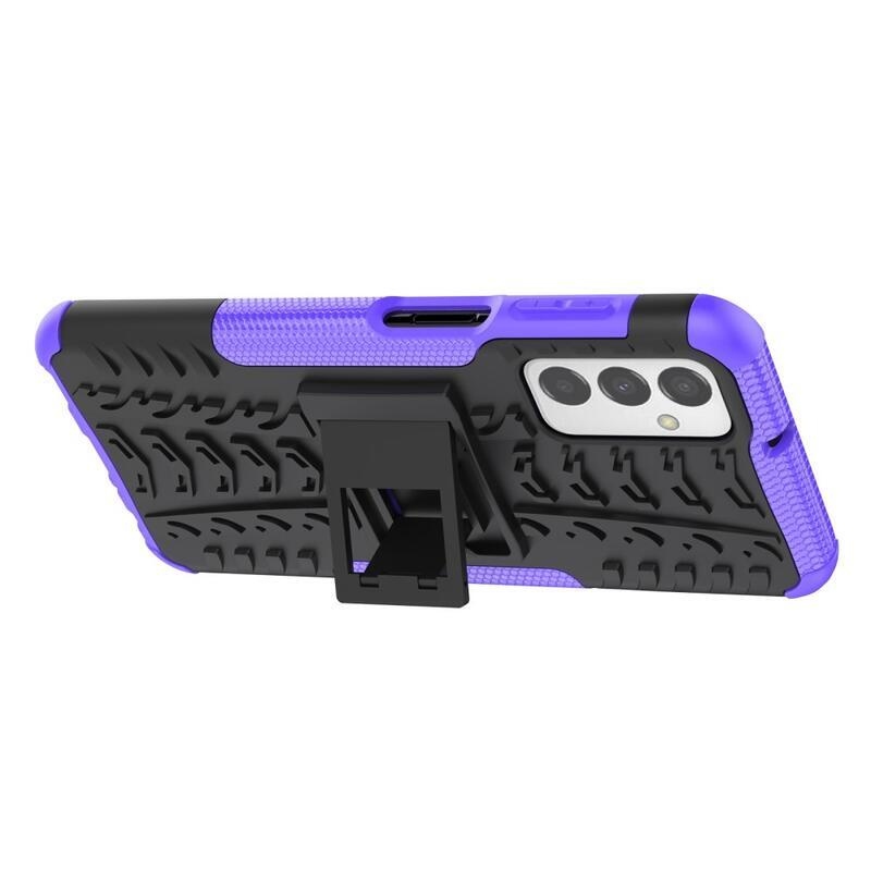 Kick tartós hibrid borítás Samsung Galaxy M23 5G készülékhez - lila