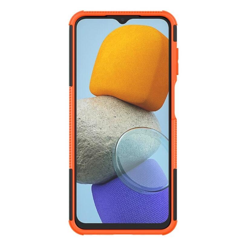 Kick tartós hibrid borítás Samsung Galaxy M23 5G készülékhez - narancssárga