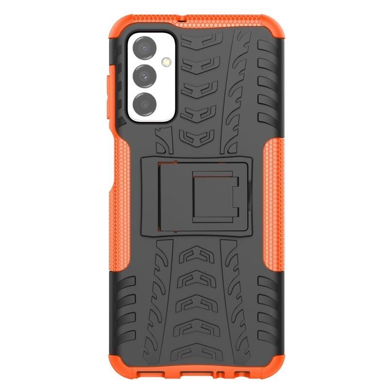 Kick tartós hibrid borítás Samsung Galaxy M23 5G készülékhez - narancssárga