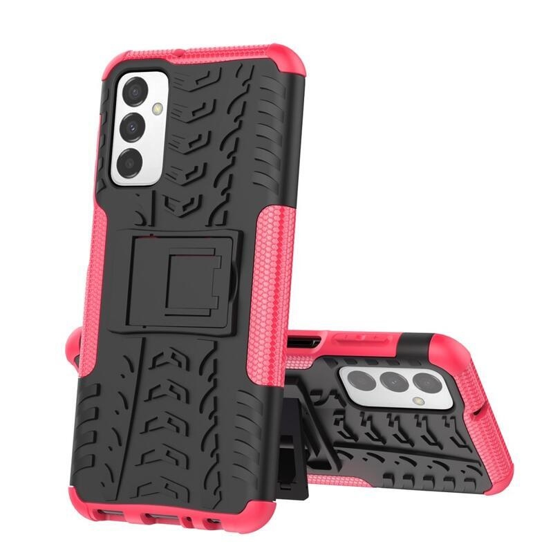Kick tartós hibrid borítás Samsung Galaxy M23 5G készülékhez - rózsaszínű