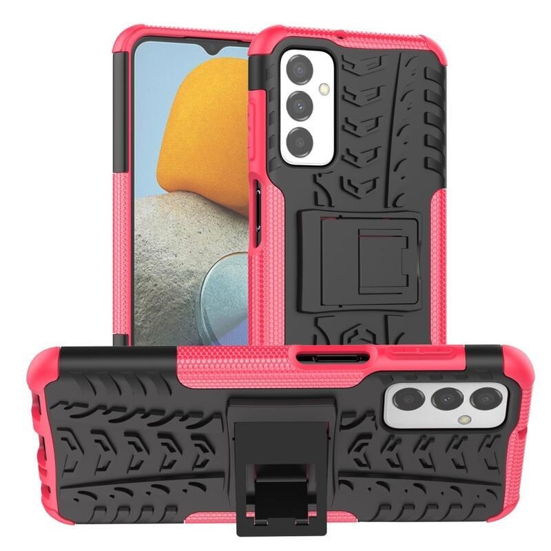Kick tartós hibrid borítás Samsung Galaxy M23 5G készülékhez - rózsaszínű