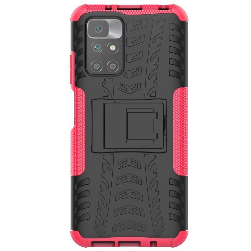 Kick tartós hibrid borító Xiaomi Redmi 10/Redmi 10 (2022) - rózsaszínű