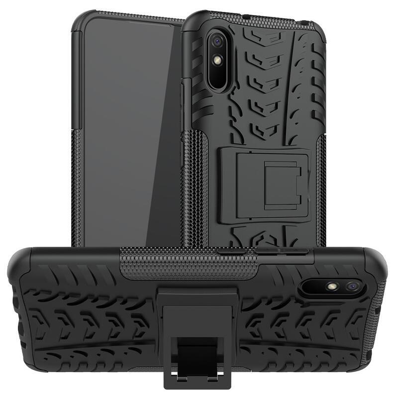 Kick tartós hibrid borító Xiaomi Redmi 9A - fekete