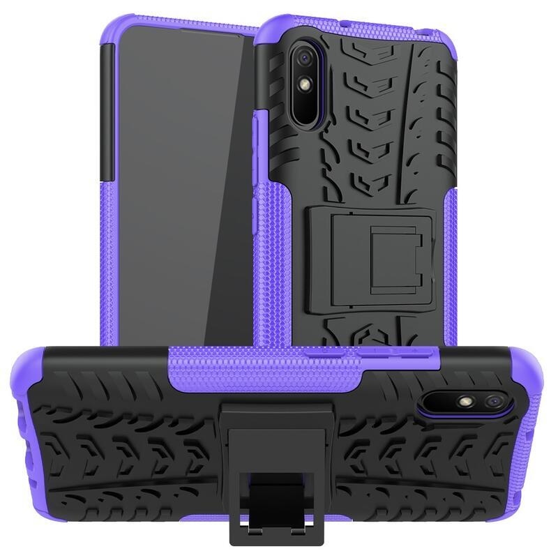 Kick tartós hibrid borítás Xiaomi Redmi 9A - lila