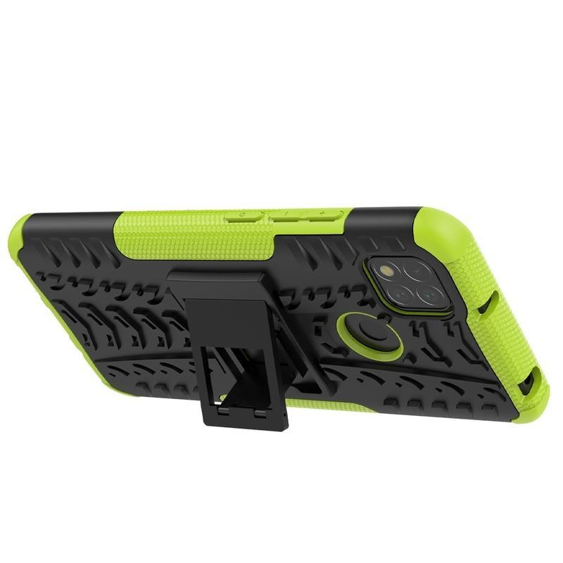 Kick tartós hibrid borítás Xiaomi Redmi 9C-hez - zöld