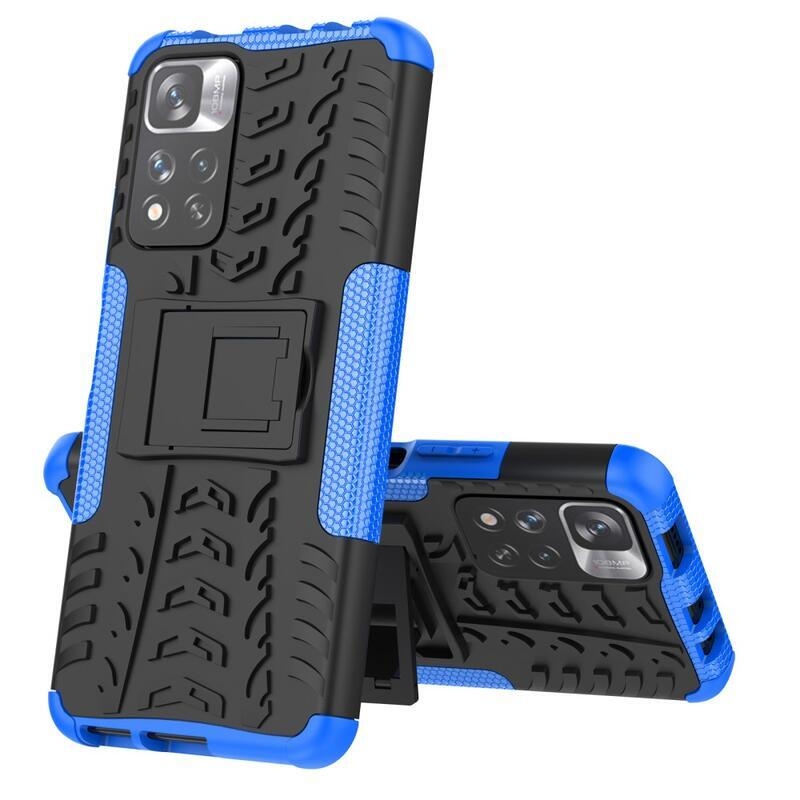 Kick tartós hibrid borító Xiaomi Redmi Note 11 Pro+ 5G - kék