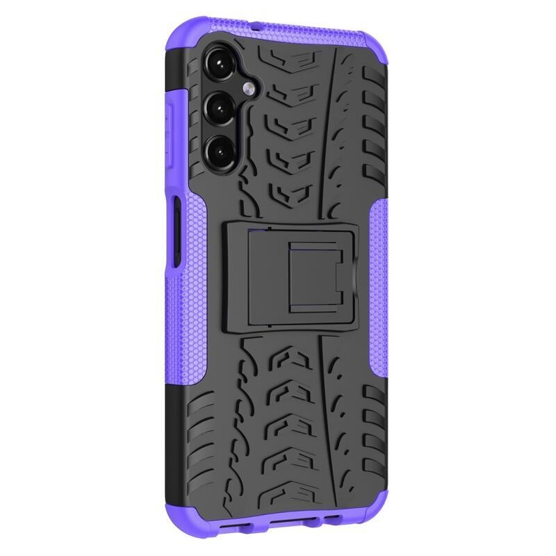 Rúgásálló hibrid borítás Samsung Galaxy A14 4G/5G készülékhez - lila