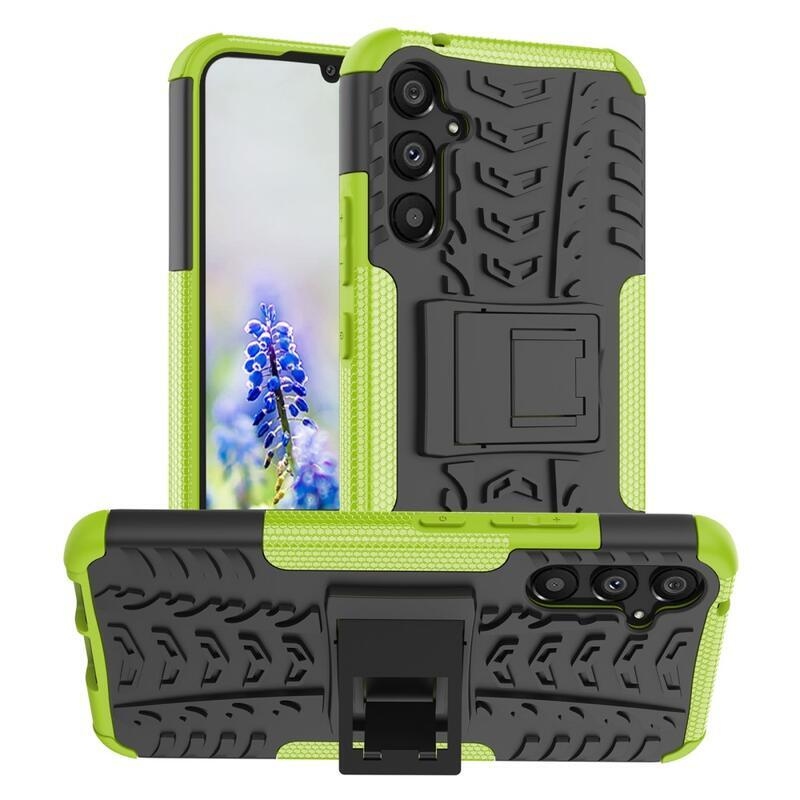 Rúgásálló hibrid borítás Samsung Galaxy A34 5G készülékhez - zöld