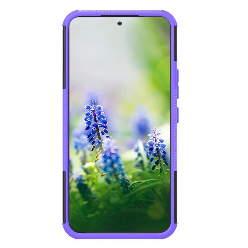 Rúgásálló hibrid borítás Samsung Galaxy A54 5G készülékhez - lila