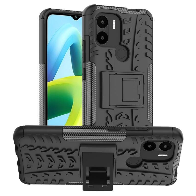 Kick tartós hibrid borítás Xiaomi Redmi A1+/A2+ készülékhez - fekete