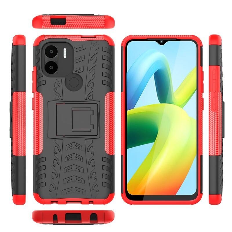 Kick tartós hibrid borítás Xiaomi Redmi A1+/A2+ készülékhez - piros
