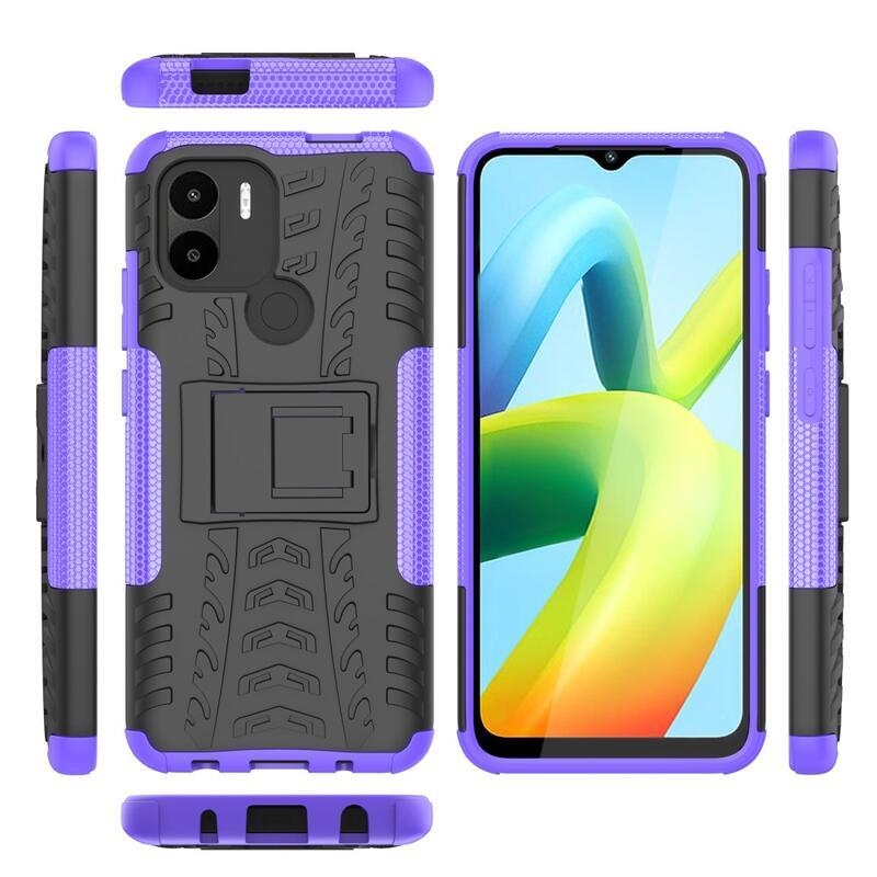 Kick tartós hibrid borítás Xiaomi Redmi A1+/A2+ készülékhez - lila