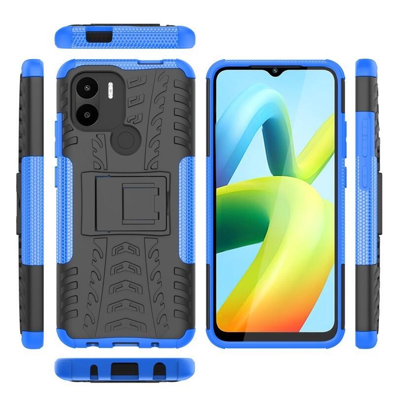 Kick tartós hibrid borítás Xiaomi Redmi A1+/A2+ készülékhez - kék