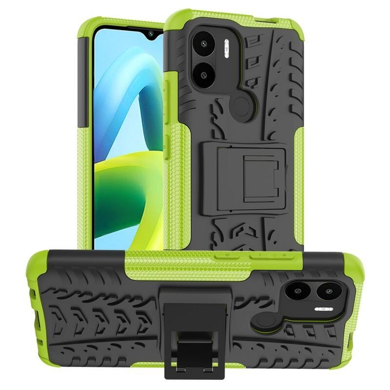 Kick tartós hibrid borítás Xiaomi Redmi A1+/A2+ készülékhez - zöld