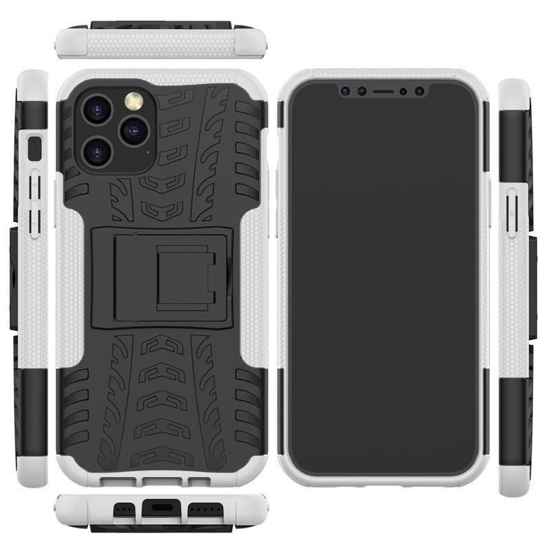 Kick tartós hibrid borítás iPhone 12 Pro/12 készülékhez - fehér