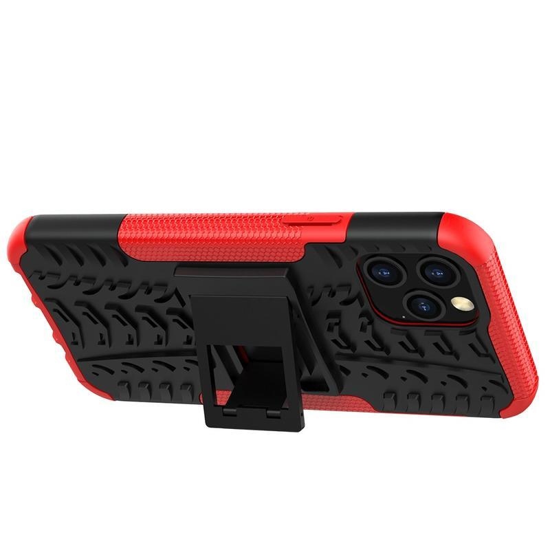 Kick tartós hibrid borítás iPhone 12 Pro/12 készülékhez - piros