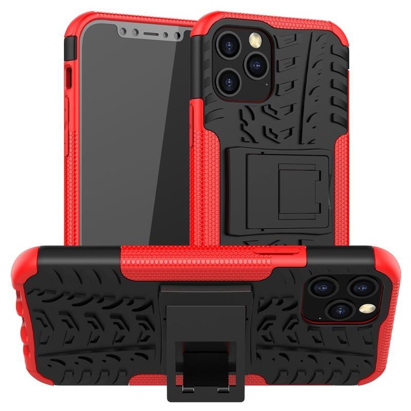 Kick tartós hibrid borítás iPhone 12 Pro/12 készülékhez - piros