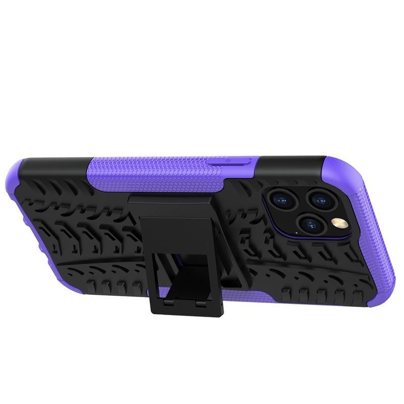 Kick tartós hibrid borítás iPhone 12 Pro/12 készülékhez - lila