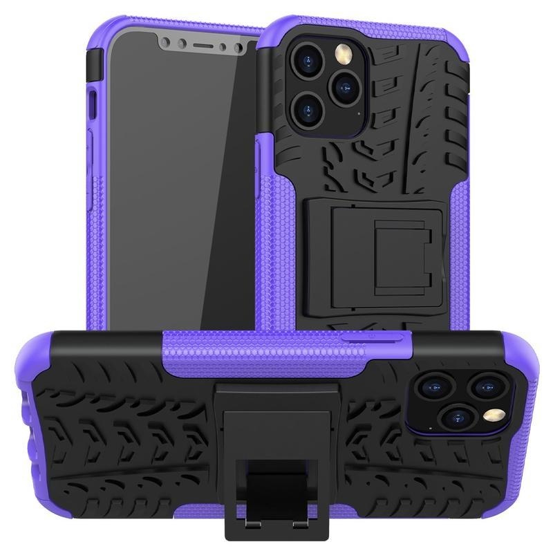 Kick tartós hibrid borítás iPhone 12 Pro/12 készülékhez - lila