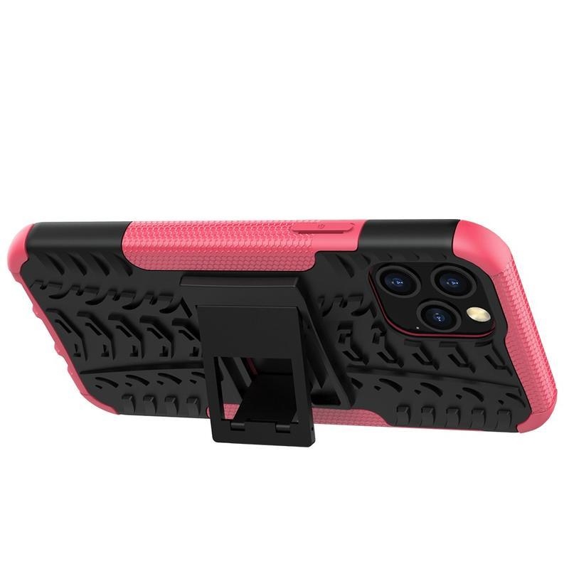 Kick tartós hibrid borítás iPhone 12 Pro/12 készülékhez - rózsaszínű