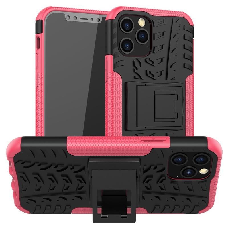 Kick tartós hibrid borítás iPhone 12 Pro/12 készülékhez - rózsaszínű